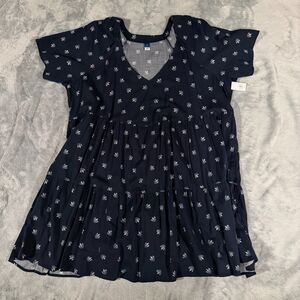 Old Navy Blue Print Tunic Dress